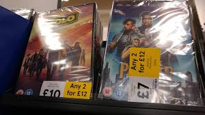 Tesco Dvds 2 For 12 Solo A Star Wars Movie And Black