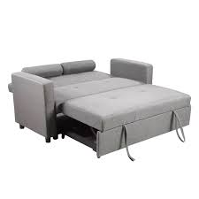 brinkoff pull out sofabed light gray