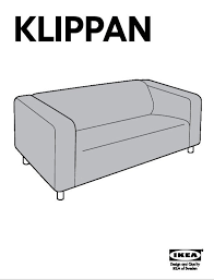Ikea Klippan 2 Seat Sofa Furniture