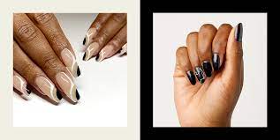 black and white nail ideas and designs