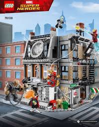 The #superzings collections of our friends. Lego 76108 Sanctum Sanctorum Showdown Instructions Marvel Super Heroes