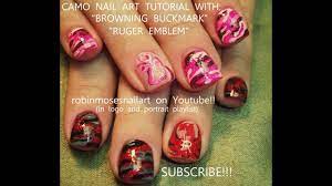 4 nail art tutorials easy camo short