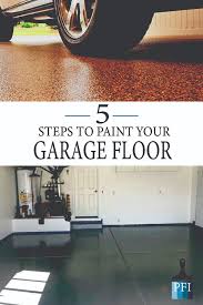 garage floor painted furniture ideas