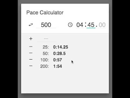 Swim Pace Calculator