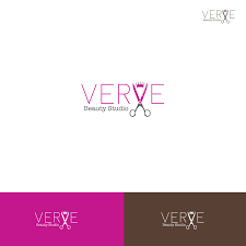 Feminine Upmarket Hair And Beauty Logo Design For Verve