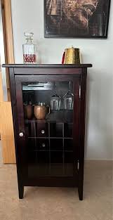 Small Cabinet Wine Shelf Liquor Bar