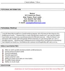 Resume Example For Ojt  Resume  Ixiplay Free Resume Samples   CV structure  How to write the CV      Curriculum vitae     Personal  information