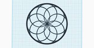 stl file flower of life seed of life