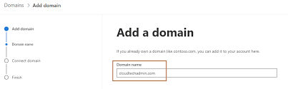 accepted domain name in exchange