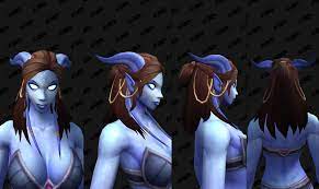 Draenei Female Customization Options from Shadowlands Alpha Build 34821 -  Tail Jewelry, Hairstyles - Wowhead News