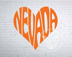 Nevada Word Art Nevada Svg Dxf Eps Png Jpg Nevada Logo