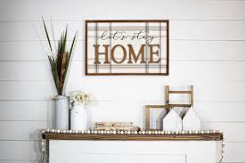 Sign 3d Home Word Rustic Wall Decor