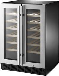 dual zone wine and beverage cooler with