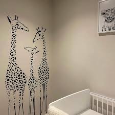 Family Of Giraffes Wall Art Decal