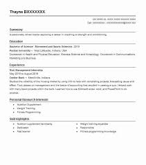 business internship resume examples