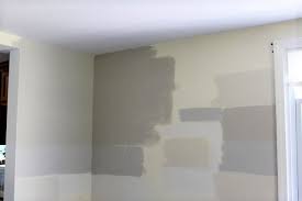 Testing Paint Colors On The Wall