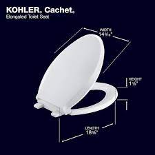 Kohler Cachet Anitmicrobial Elongated