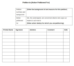30 Free Petition Templates How To Write Petition Guide Free