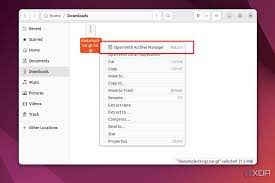 extract and install a tar gz file on ubuntu