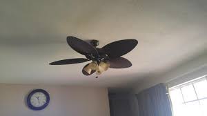 This ceiling fan is available on retractable style or in permanent one. Five Palm Leaf Blades Indoor Outdoor Honeywell Palm Island 52 Inch Tropical Ceiling Fan With Sunset Glass Bowl Light Bronze 50202 Ceiling Fans Accessories Lighting Ceiling Fans