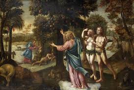 adam and eve in the garden of eden by