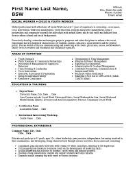 Sample Work Resume Social Work Resume Social Worker Resume Template