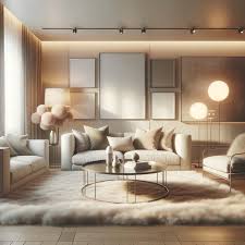 Salon Cozy Décor Stylish Furniture