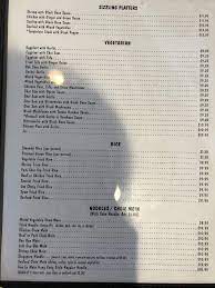 menu of garden island barbecue in lihue