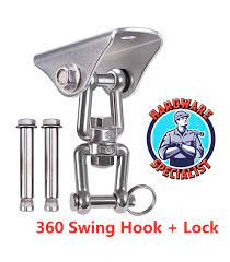 stainless steel 304 ceiling swing hook