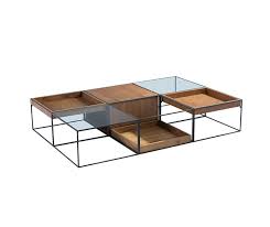 Box Coffee Table Top Leather Tray