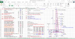 Rcc Retaining Wall Cantilevertype Excel Sheet