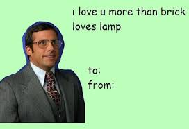 I want you on my side of the wall. Malia Lozano Valentines Day Meme The Office