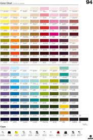 Montana 94 Color Chart Color Card Color Color Pallets