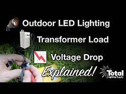 outdoor led lighting transformer load