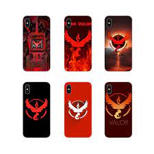 For Samsung A10 A30 A40 A50 A60 A70 Galaxy S2 Note 2 3 Grand Core Prime  Transparent Soft Skin Case fashion pokemon go team valor - buy at the price  of $0.99