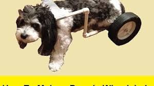 how to make a doggie wheelchair for 25