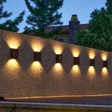 Solar Garden Wall Lights Up Down Lamp