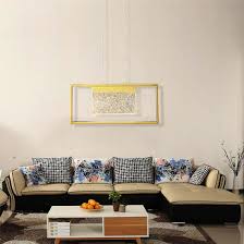 led home decoration living room gold