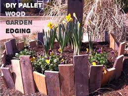 How To Make Garden Edging From Pallet