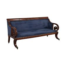 american empire style upholstered sofa