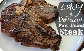 easy and delicious pan fried steak