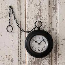 New Farmhouse Pocket Watch Wall Clock