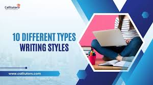 diffe types of writing styles