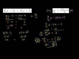 multi step equations solving equations