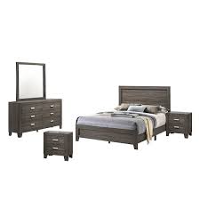 Gray Queen Panel Bedroom Set