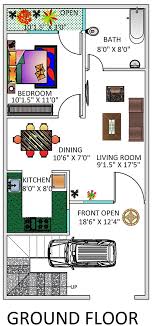 Floor Plan For 20 X 40 Feet Plot 2