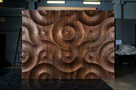 Natural Wood 3d Wall Panel Sculpture
