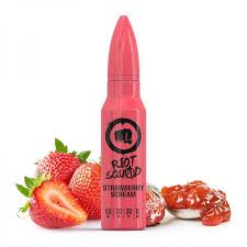 Available in short fill, nic salts and 10ml premixed for the ultimate vape experience. Liquid Riot Squad Strawberry Scream