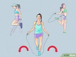 You could simply jump rope to lose weight, but because most people can´t do it continuously and after it gets monotonous, add some other exercises with jumping rope to jump rope for one minute, alternating between jumping to the right and then to left each time the rope touches the ground. 3 Ways To Jump Rope For Weight Loss Wikihow