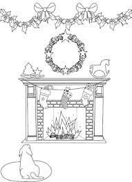 It's even more fun to see what's inside! Fireplace Coloring Page From Ornaments Of Love Coloring Book By Sharlin Craig